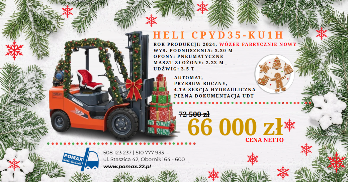 HELI CPYD35-KU1H wersja świąteczna oferta specjalna